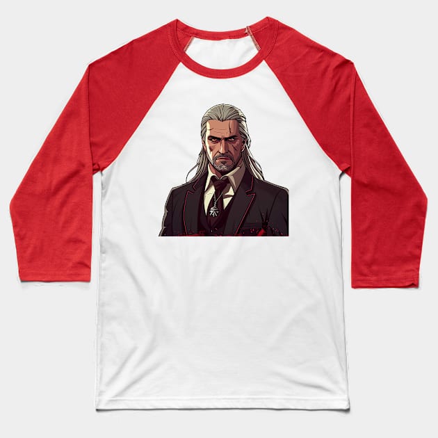 witcher Baseball T-Shirt by enzo studios